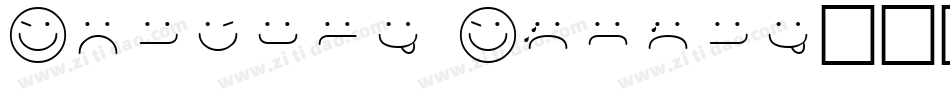 Sketchy Smiley字体转换